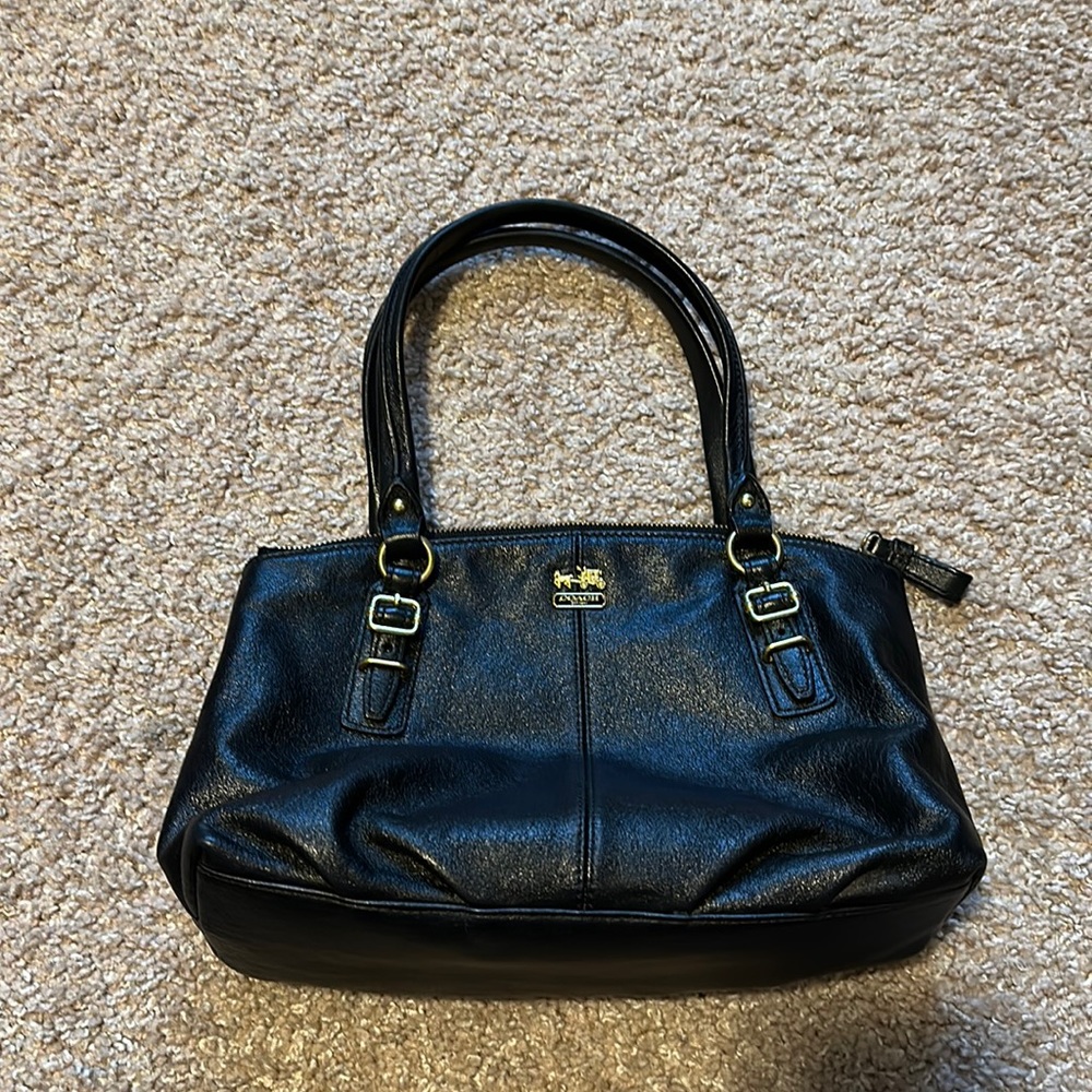 Coach black handbag